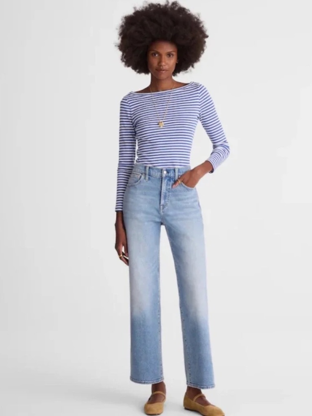 Madewell The Perfect Vintage Wide-Leg Crop Jean 28 Regular EUC Raebrook Wash